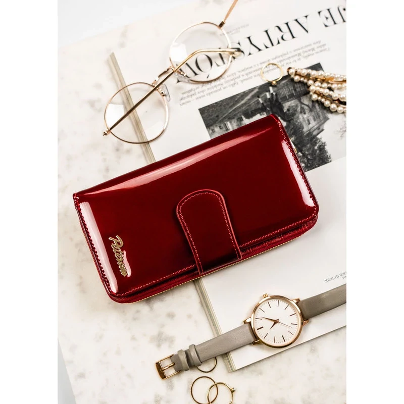 Peterson Női Bőr Pénztárca Ptn Bc-76116-0599 Red