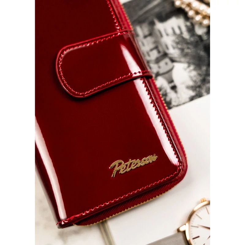 Peterson Női Bőr Pénztárca Ptn Bc-76116-0599 Red