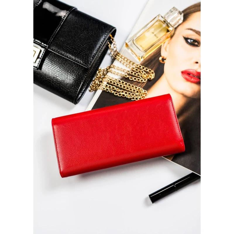 Peterson Női Bőr Pénztárca Ptn 72037-Sgn-8454 Red