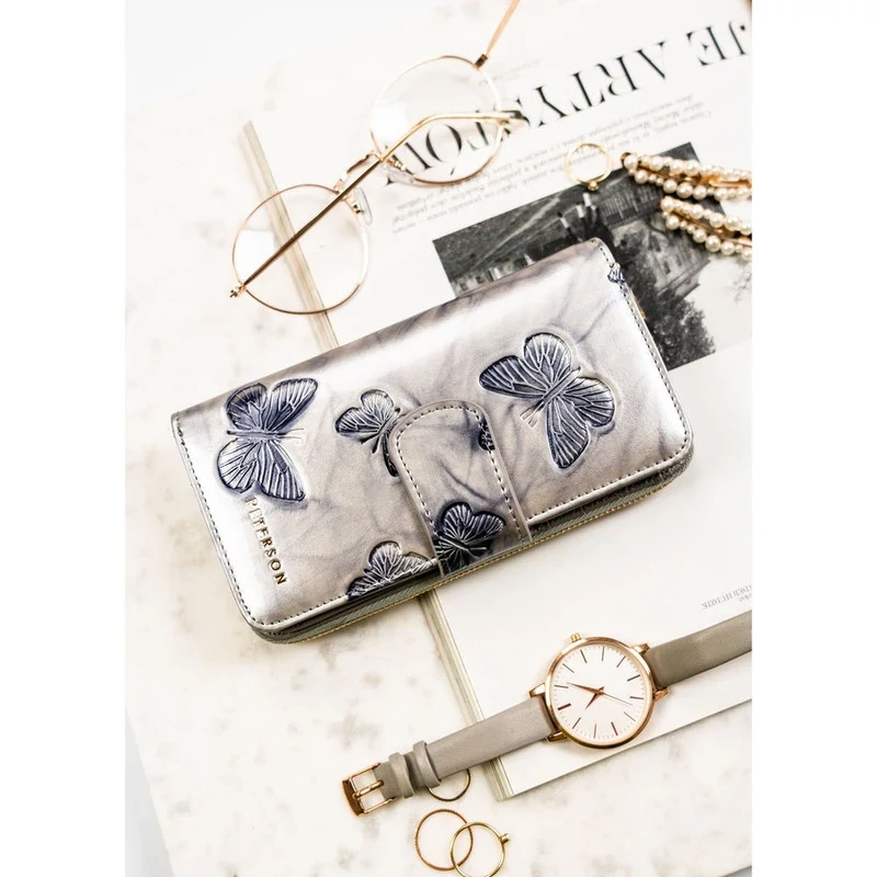 Peterson Női Pénztárca Ptn 76116-Bf-0490 Silver