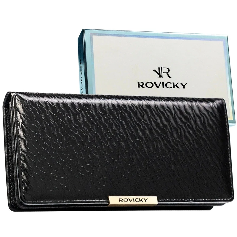 Rovicky Női Pénztárca R-005-Nf8-2189 Black - Fekete
