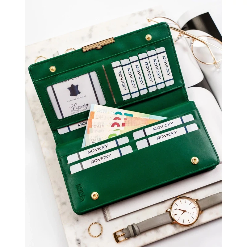 Rovicky Női Pénztárca R-005-Nf8-2202 Green - Zöld