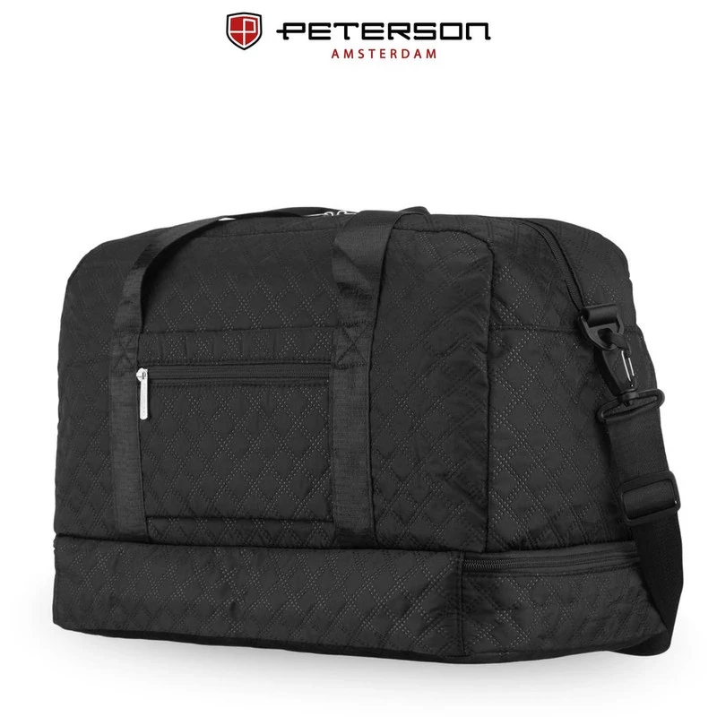 Peterson Utazó Táska Ptn Pik-01-8526 Black - Steppelt - Fekete