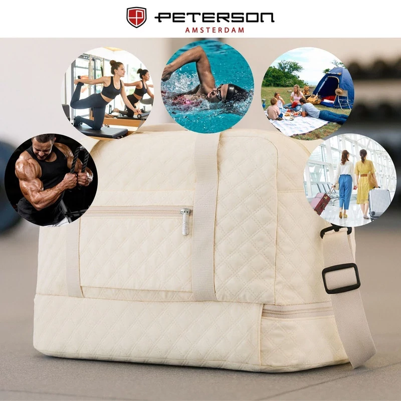 Peterson Utazó Táska Ptn Pik-01-8533 Beige - Steppelt - Bézs