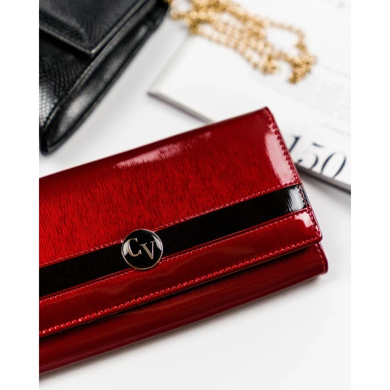 Cavaldi Női Bőr Pénztárca H22-2-Sh-1189 Red - Piros