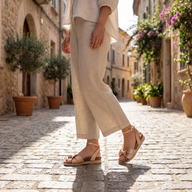 Batz szandál SUMMER GEISHA ROSEGOLD NUDE 