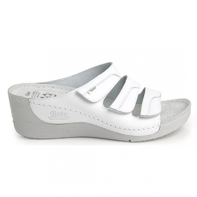 Batz papucs OLGA FEHÉR 