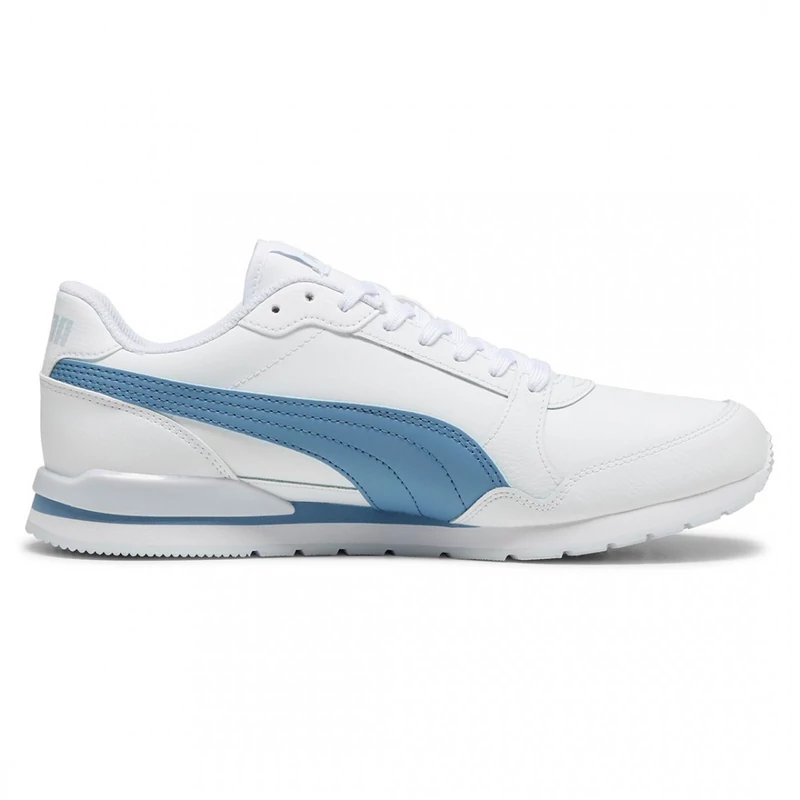 Puma cipő ST RUNNER V3 L WHITE-ZEN BLUE- SILVER 