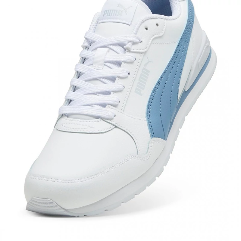 Puma cipő ST RUNNER V3 L WHITE-ZEN BLUE- SILVER 