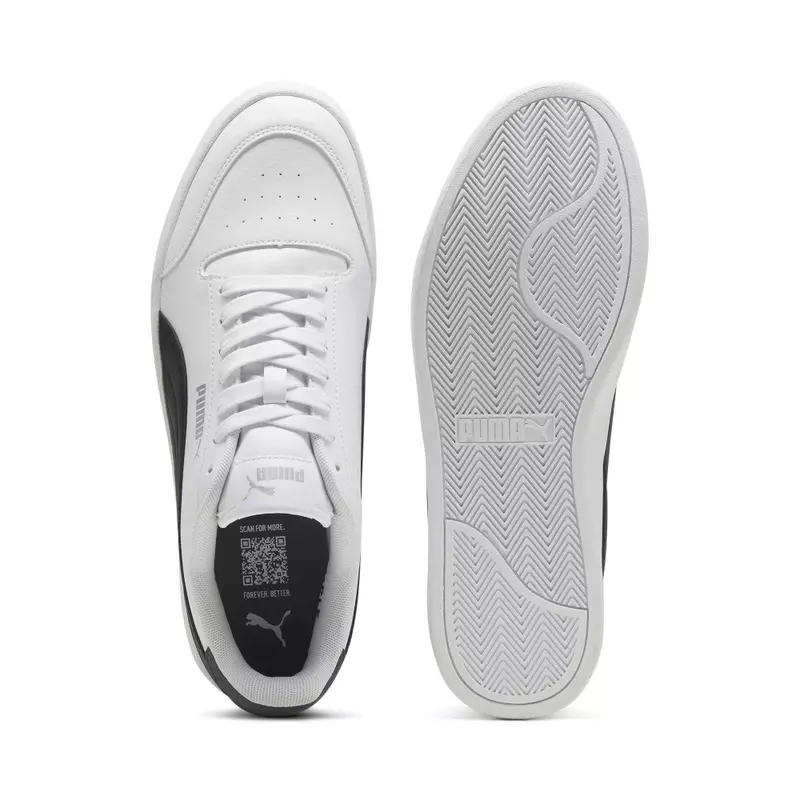 Puma cipő SHUFFLE WHITE-BLACK 