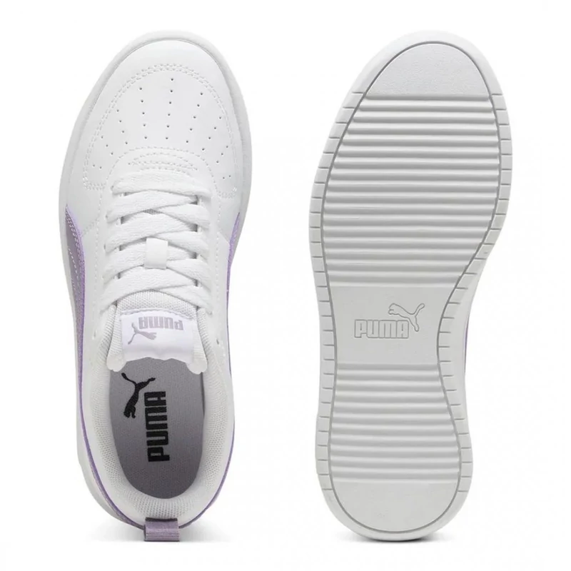 Puma cipő RICKIE JR WHITE-PALE PLUM 