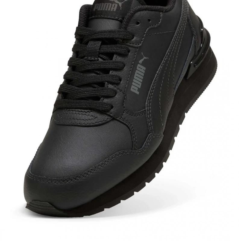 Puma cipő ST RUNNER V4 L JR BLACK-SHADOW GRAY 