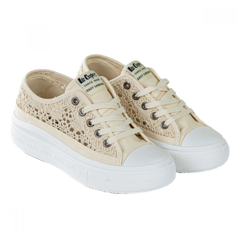 Lee Cooper cipő BEIGE 