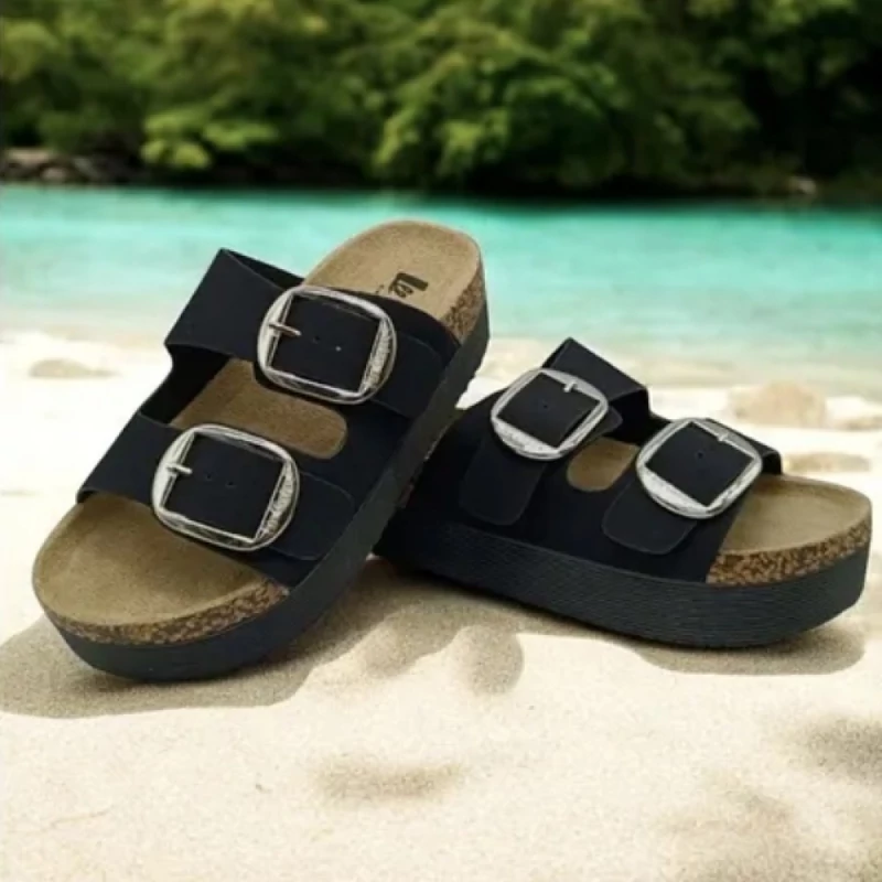 Lee Cooper papucs BLACK