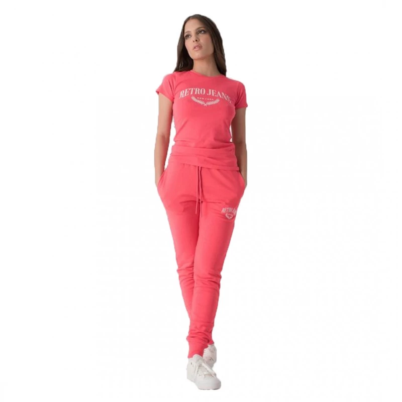 Retro nadrág AJOWA PANTS JOGGING BOTTOM PINK