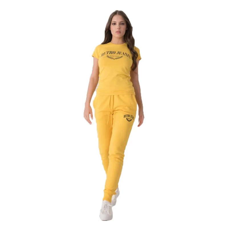 Retro nadrág AJOWA PANTS JOGGING BOTTOM YELLOW 