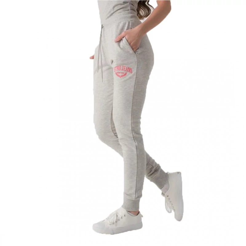 Retro nadrág AJOWA PANTS JOGGING BOTTOM GREY MELANGE 