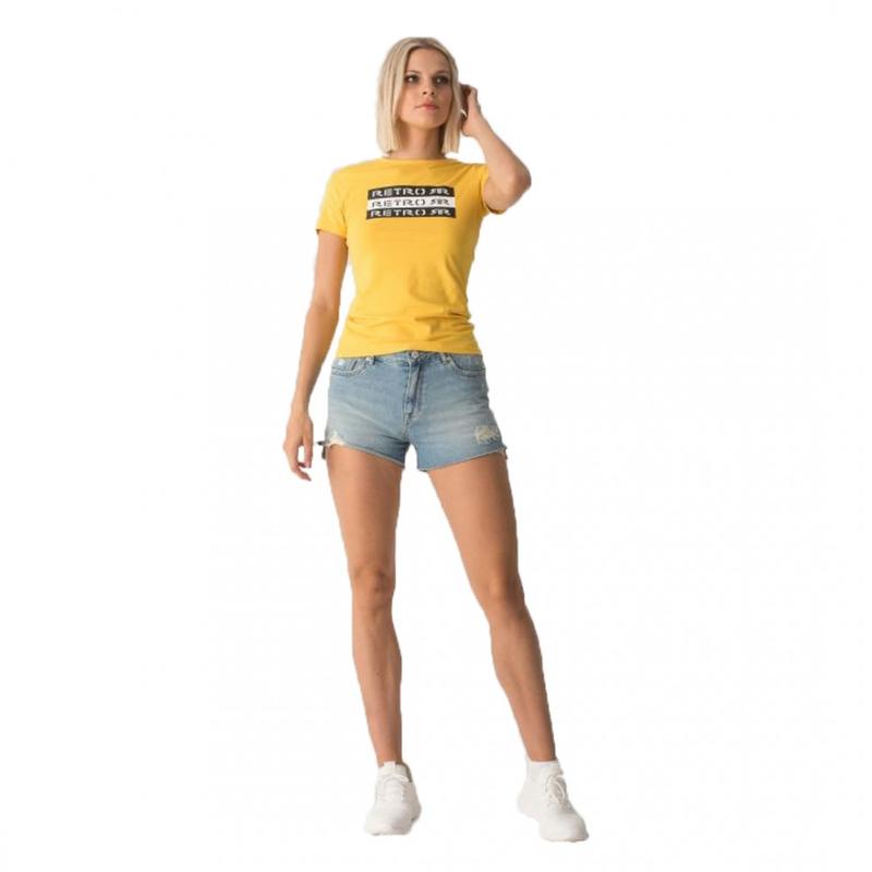 Retro póló NORA OUT T-SHIRT YELLOW 