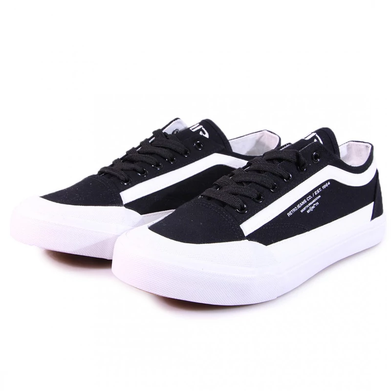 Retro cipő BOONE SNEAKERS BLACK 