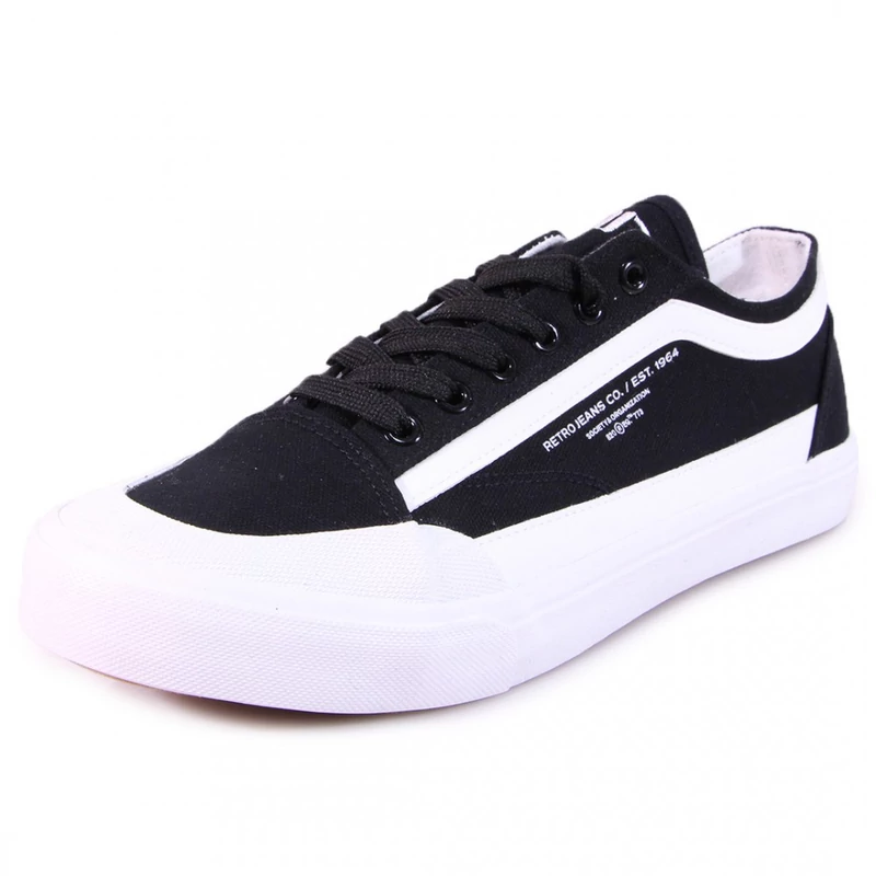 Retro cipő BOONE SNEAKERS BLACK 