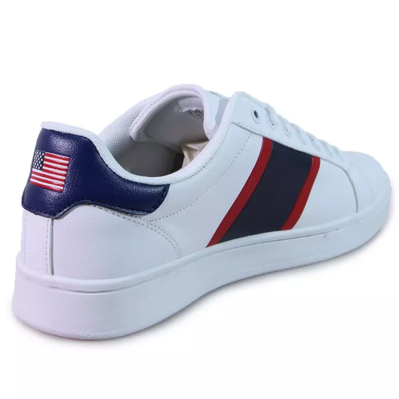 US Grand Polo cipő WHITE/BLUE 
