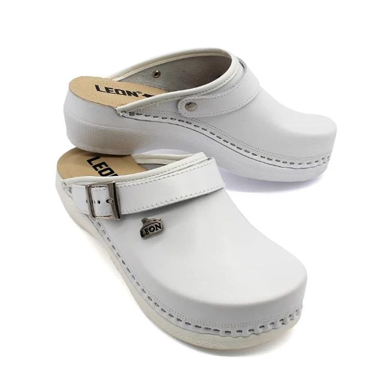 PU101 LEON Comfort női bőr klumpa