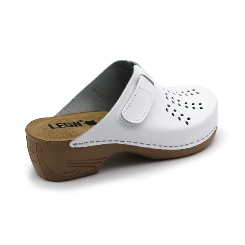 PU161 LEON Comfort női bőr klumpa