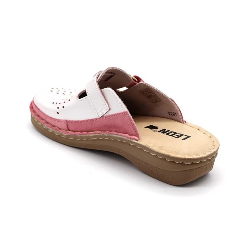 V261 LEON Comfort női bőr klumpa