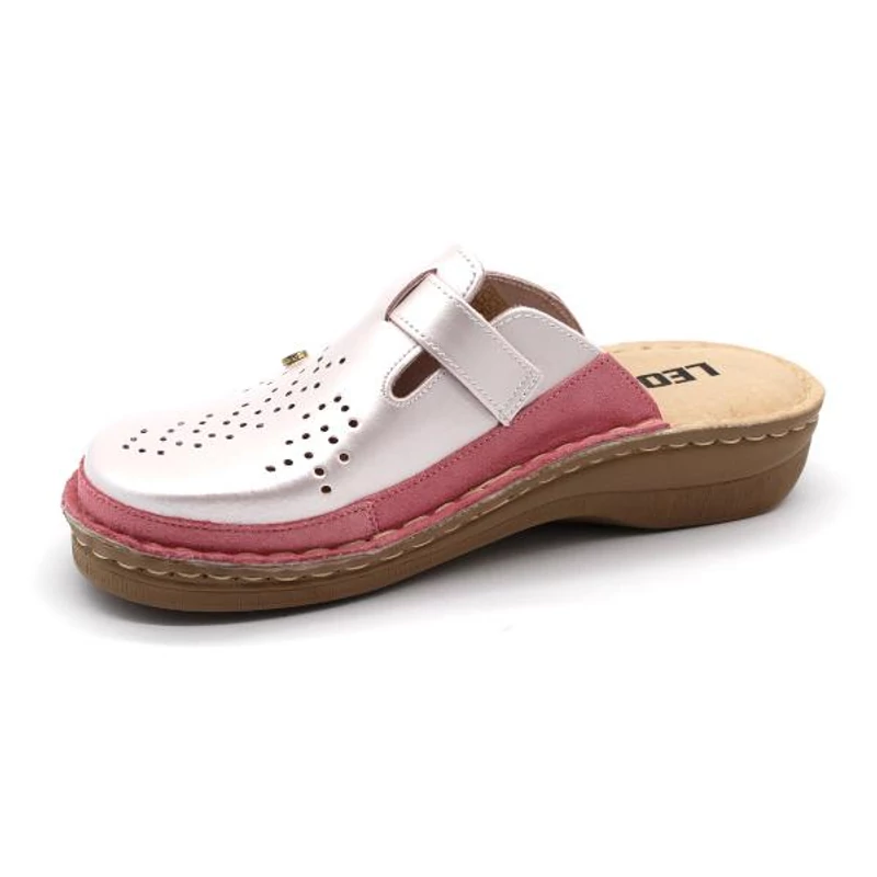 V261 LEON Comfort női bőr klumpa