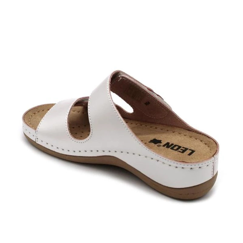904 LEON Comfort női bőr papucs