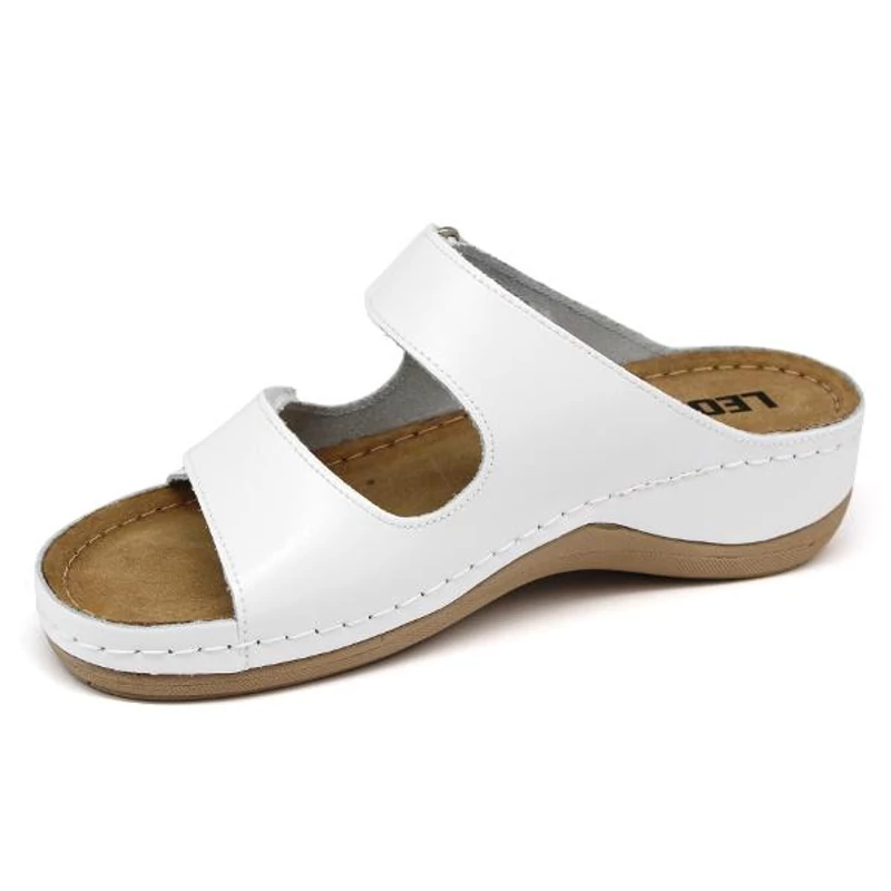 905 LEON Comfort női bőr papucs
