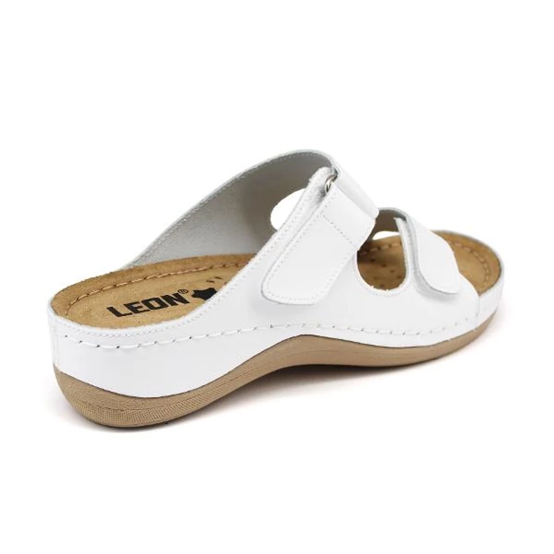 905 LEON Comfort női bőr papucs