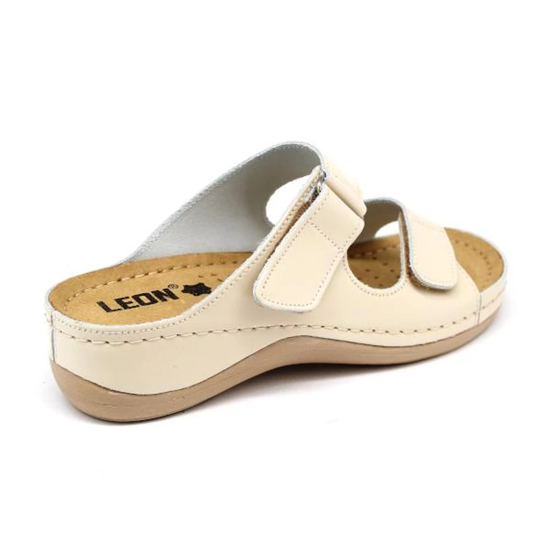 905 LEON Comfort női bőr papucs