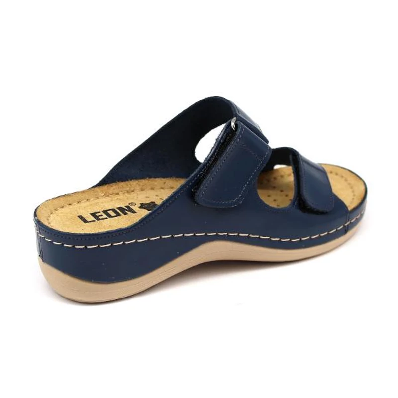 905 LEON Comfort női bőr papucs