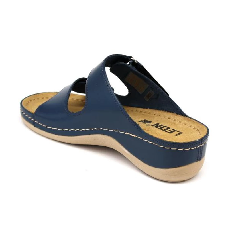 905 LEON Comfort női bőr papucs