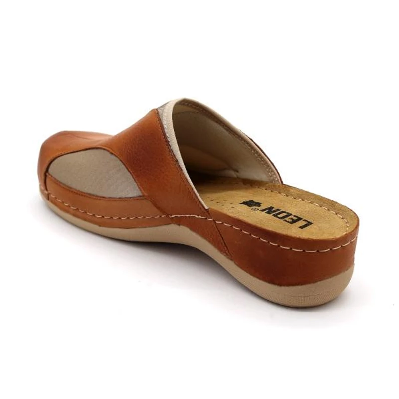 912 LEON Comfort női bőr klumpa