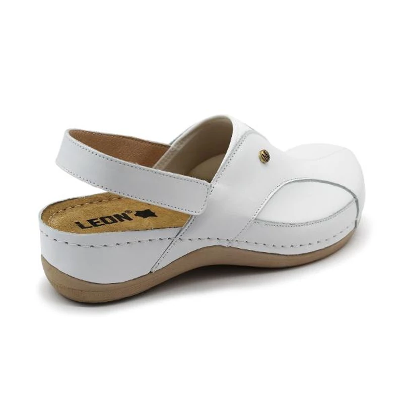 913 LEON Comfort női bőr szandál