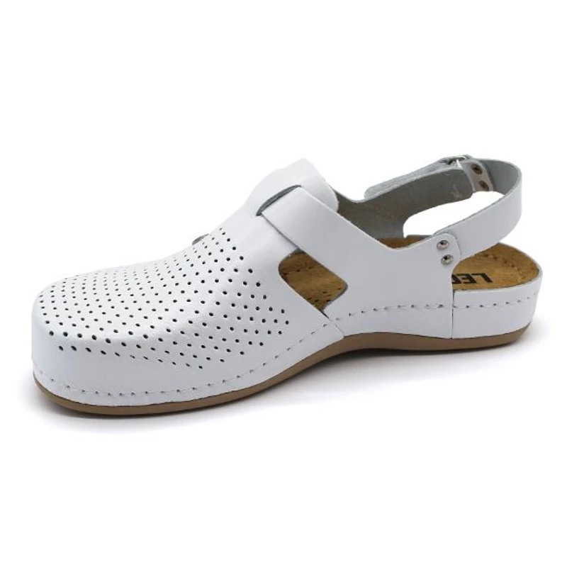 951 LEON Comfort női bőr szandál