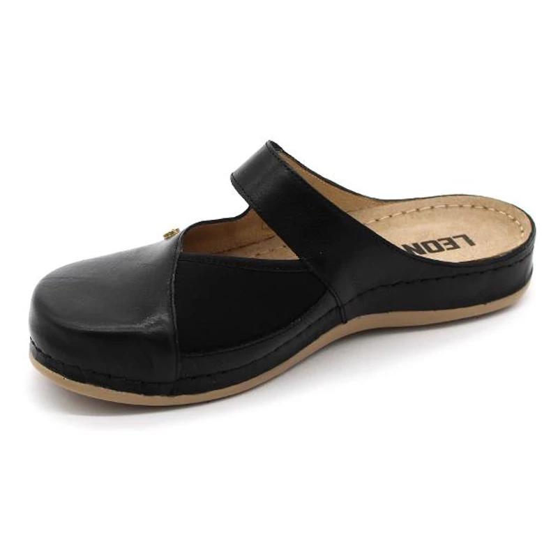 953 LEON Comfort női bőr klumpa