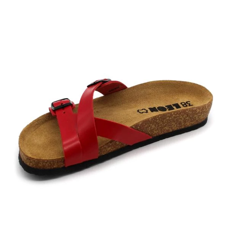 4030 LEON Comfort női bőr papucs