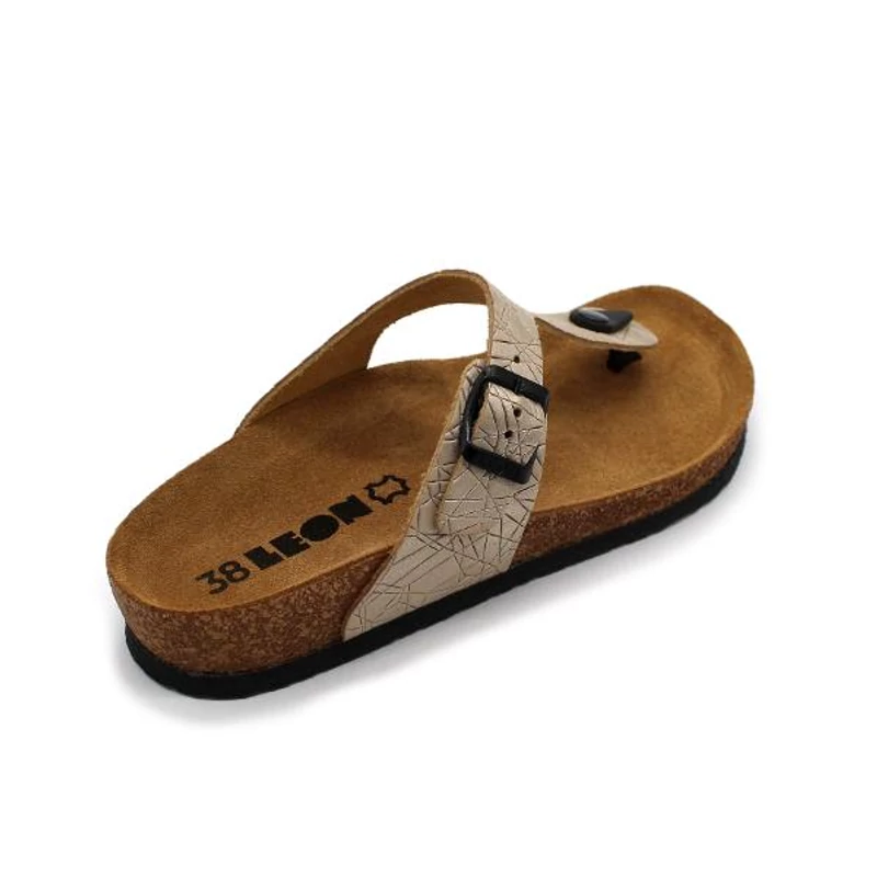 4080 LEON Comfort női bőr papucs