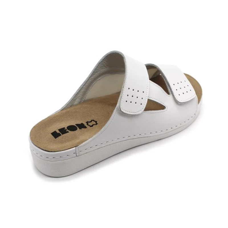 5010 LEON Comfort női bőr papucs