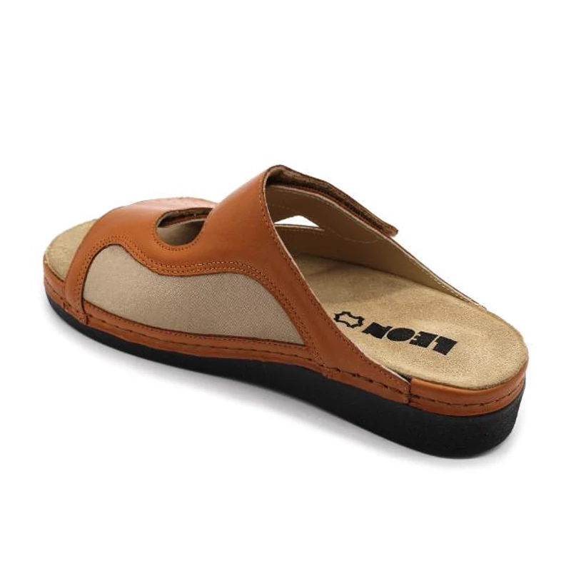 5010 LEON Comfort női bőr papucs