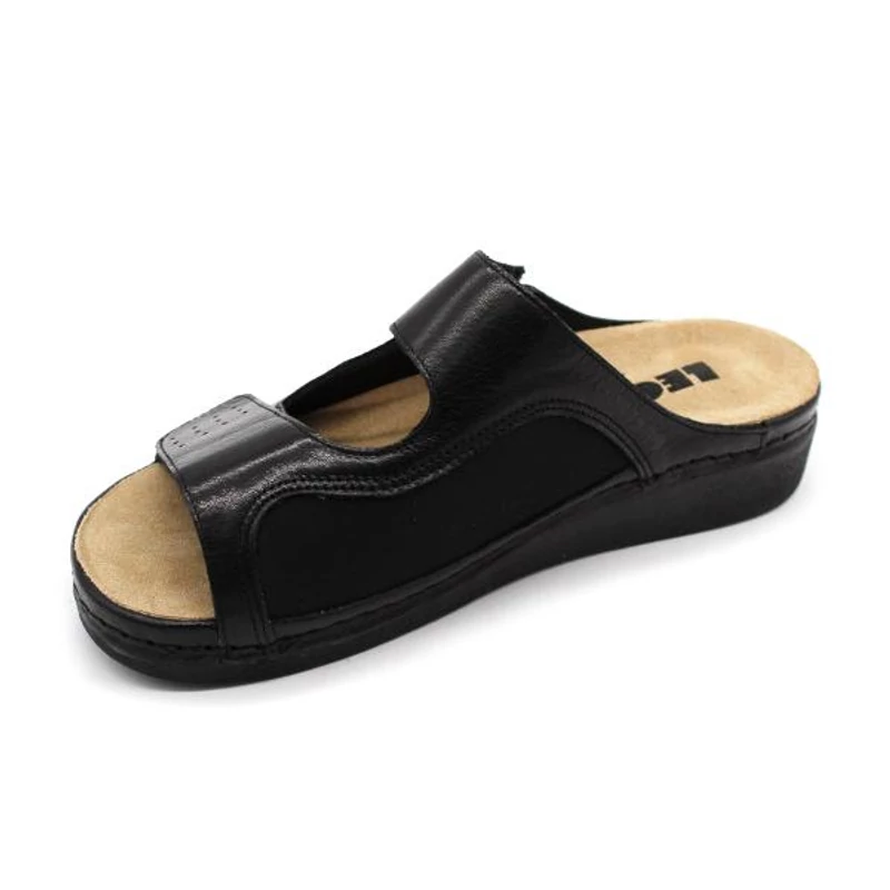 5010 LEON Comfort női bőr papucs