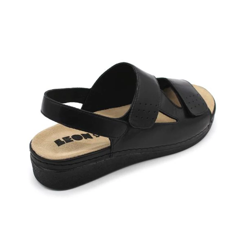 5020 LEON Comfort női bőr szandál