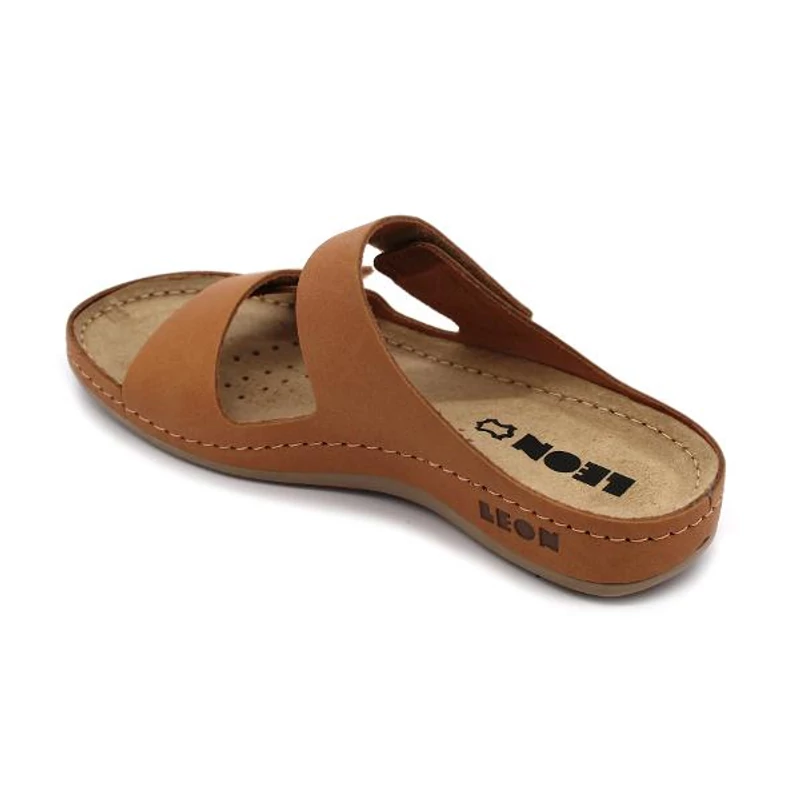 954 LEON Comfort női bőr papucs