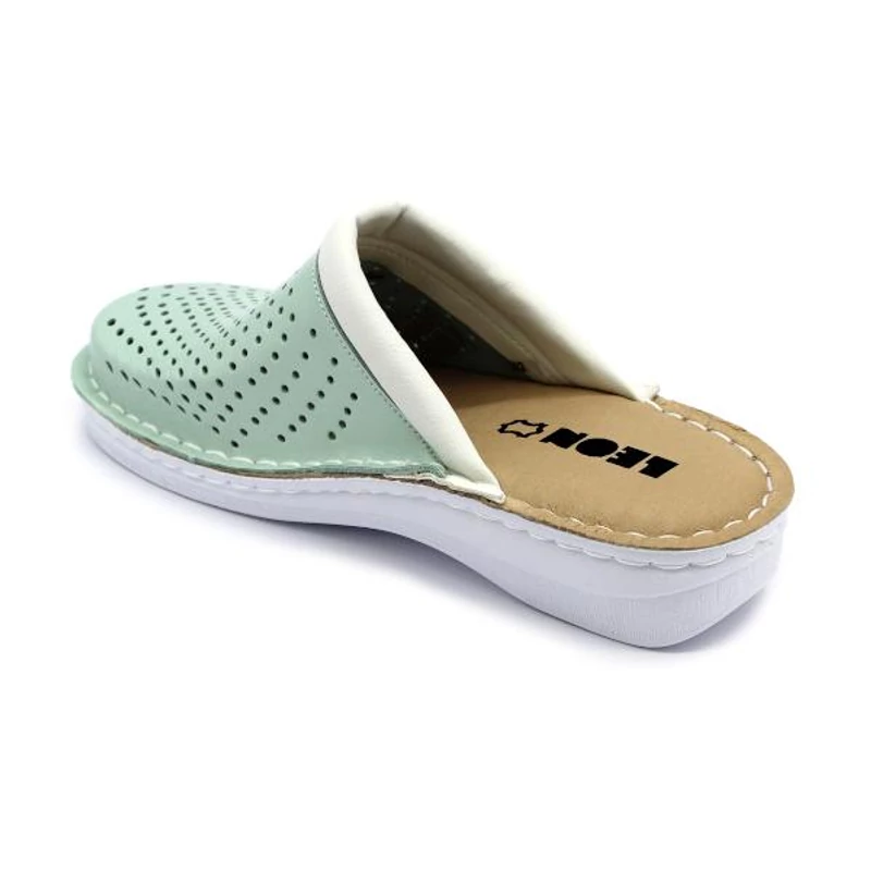 V262 LEON Comfort női bőr klumpa