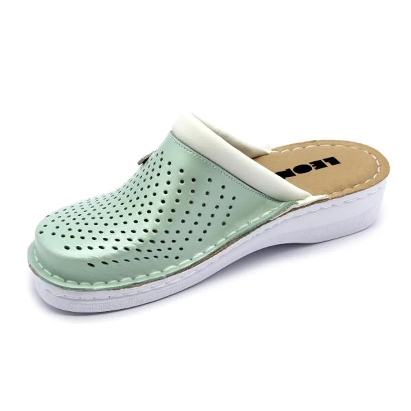 V262 LEON Comfort női bőr klumpa