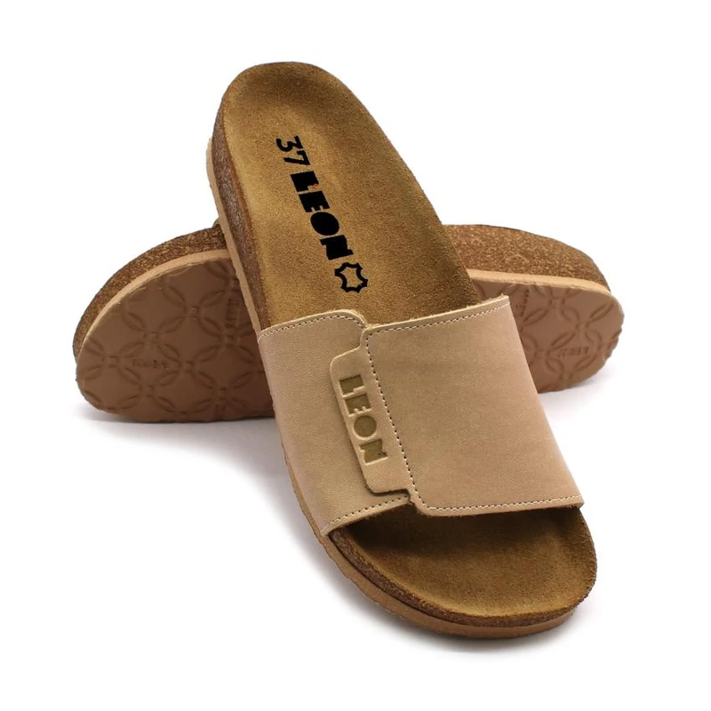 4022 LEON Comfort női bőr papucs