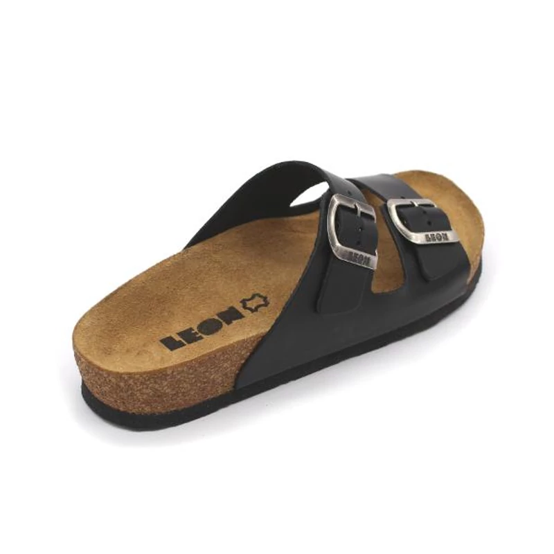 4723 LEON Comfort férfi bőr papucs